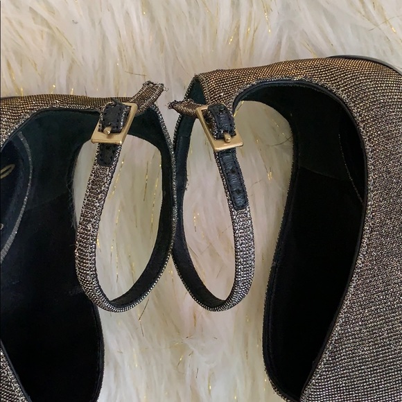 Brian Atwood Liese Metallic Ankle strap heels - Picture 4 of 7